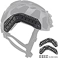 Qavctw Tactical Helmet Rail Mount Accessory Side Rails Kit for High Cut Fast Helmet with Screws