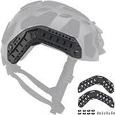 Qavctw Tactical Helmet Rail Mount Accessory Side Rails Kit for High Cut Fast Helmet with Screws