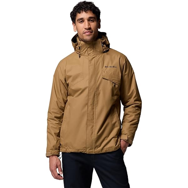 AFC Men's Nylon Hooded Jacket with Fleece Lining Lg to 6x