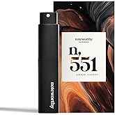 Noteworthy n,551 Santal Cashmere Eau De Parfum – Lily of the Valley, Amber, Sandalwood | Long-lasting Unisex Perfume for Women & Men (Travel)