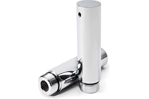 kekykm 39mm Fork Tube 5" Extensions Compatible with Harley Davidson Sportster 883 1200 XL Dyna Glide FXR Chrome Powersports Fork Guards