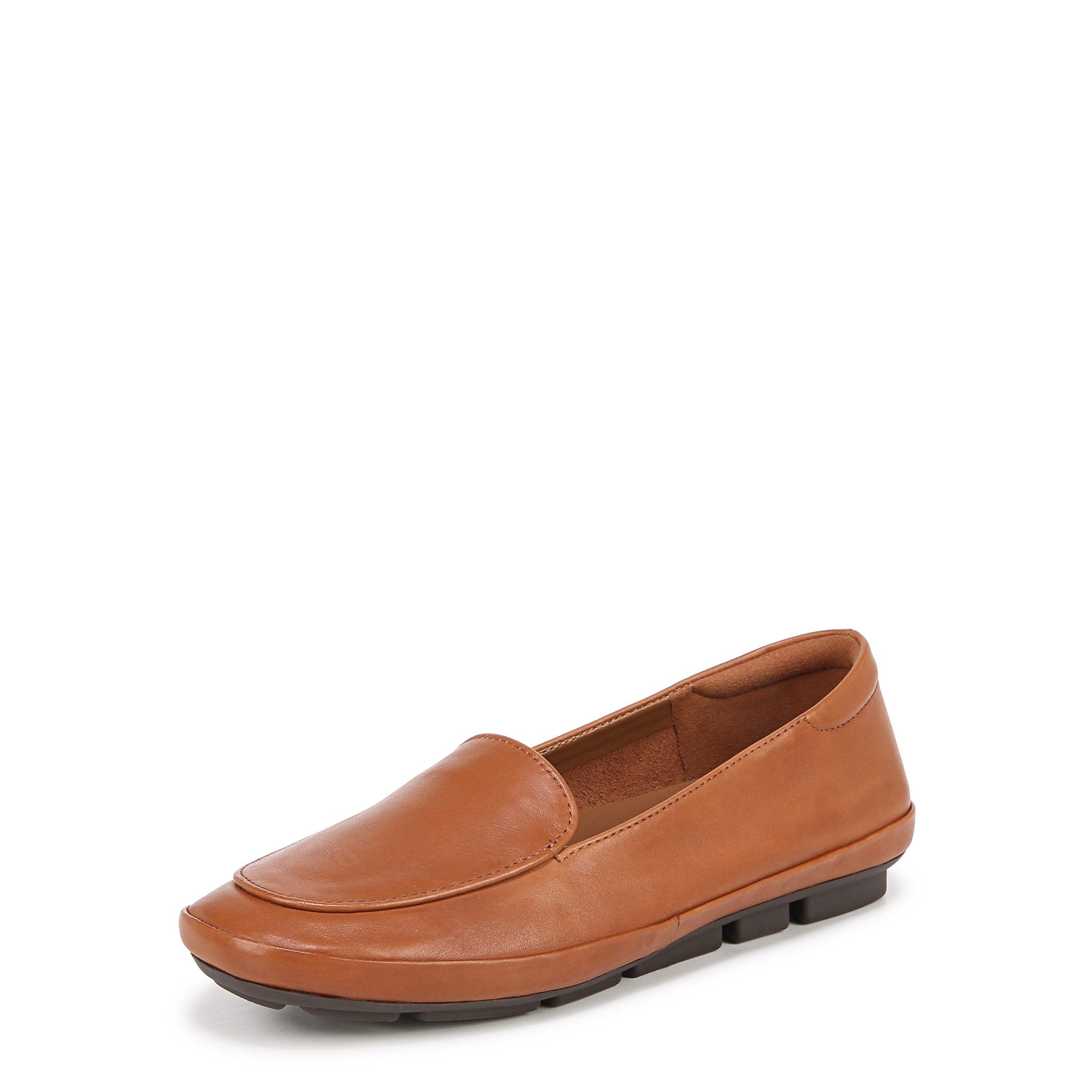 Naturalizer Womens Bashful Slip On Driving Loafer Cider Spice Brown Leather 6 W