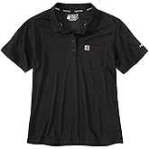 Carhartt Mens Force Relaxed Fit Lightweight Short-Sleeve Pocket Polo
