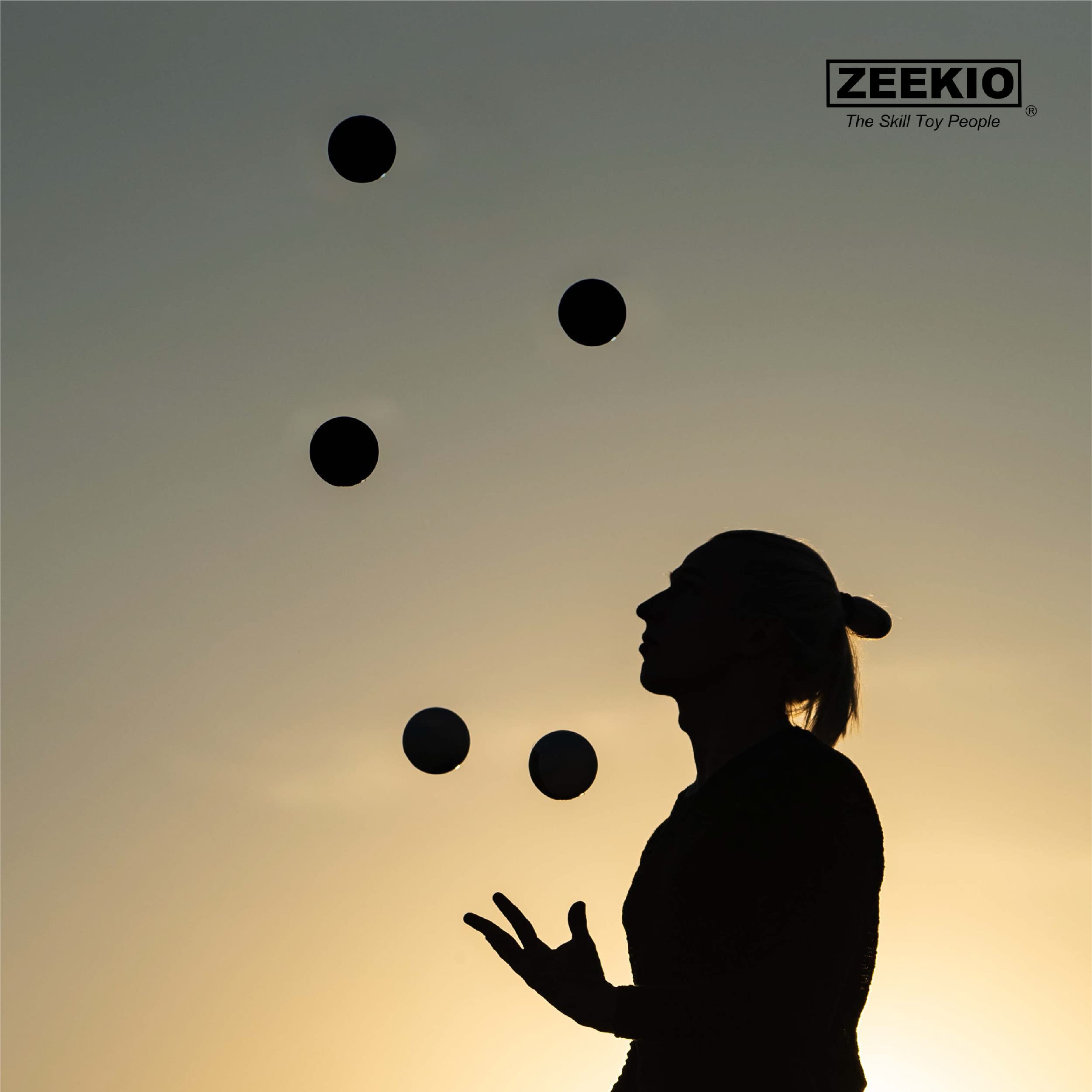 Zeekio Josh Horton Beginner Juggling Balls - Synthetic Leather - Set of 3