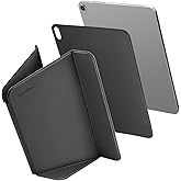 tomtoc iPad Air Detachable Folio Case for 2025 New 11 Inch iPad Air M3&M2, Separable Slim Protective Panel & 4-Modes with Ultra-Light Fiberglass Material, Support Apple Pencil Pro & Auto Wake/Sleep