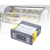 SF-102 Intelligent Display Refrigerator Thermostat, 110V 60Hz Electronic Digital Display Temperature Controller Thermostat