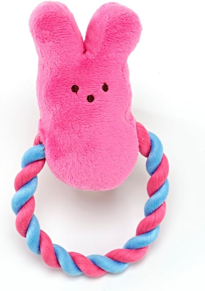 easter peep dog toy