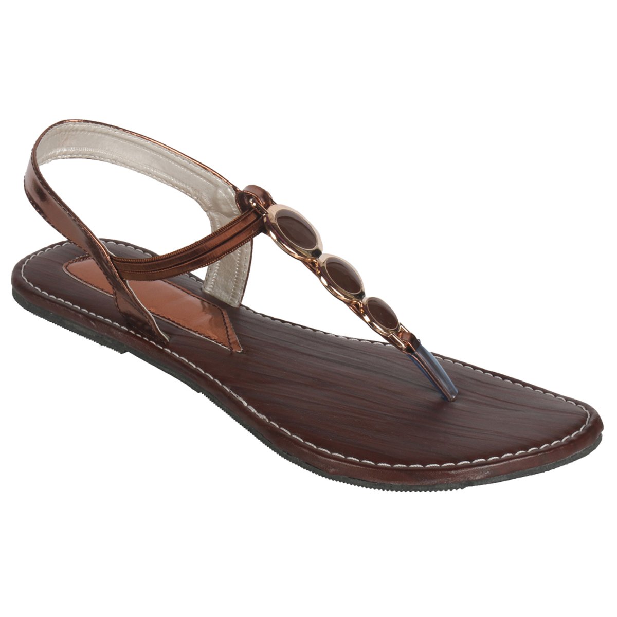 danr women's pu flat sandals