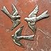 Large Metal Birds, Decorative, Ornamental, Set of 3, Wall Hanging, Handmade in Haiti, Garden Decorations 11 x 12 Inches
