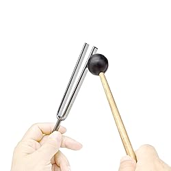 8 Packs Tuning Fork Set With Striking Hammers