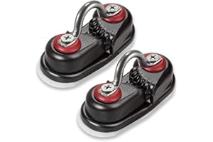 GANGUOLA Boat Cam Cleats for Rope, Marine Line Cleats, Ball Bearing Fast Entry for Line Sizes Up to 5/8 Inch, Sailing Sailboa