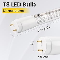 Paby 25 Pack 4FT T8 LED Type A+B Tube