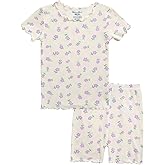 Vaenait Toddler Girls Boys Kids Girls Boys Animal Flower Patern Sleepwear Pajamas Summer Viscose Pjs