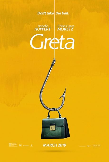 Amazon Com Greta Poster 27x40 Original D S Movie Poster Isabelle Huppert Chloe Grace Moretz Posters Prints