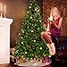 MACTING Countryside Burlap Tree Skirt Christmas White Snowflake Printed Xmas New Year Holiday Decorations Indoor Outdoor (Khaki, 48