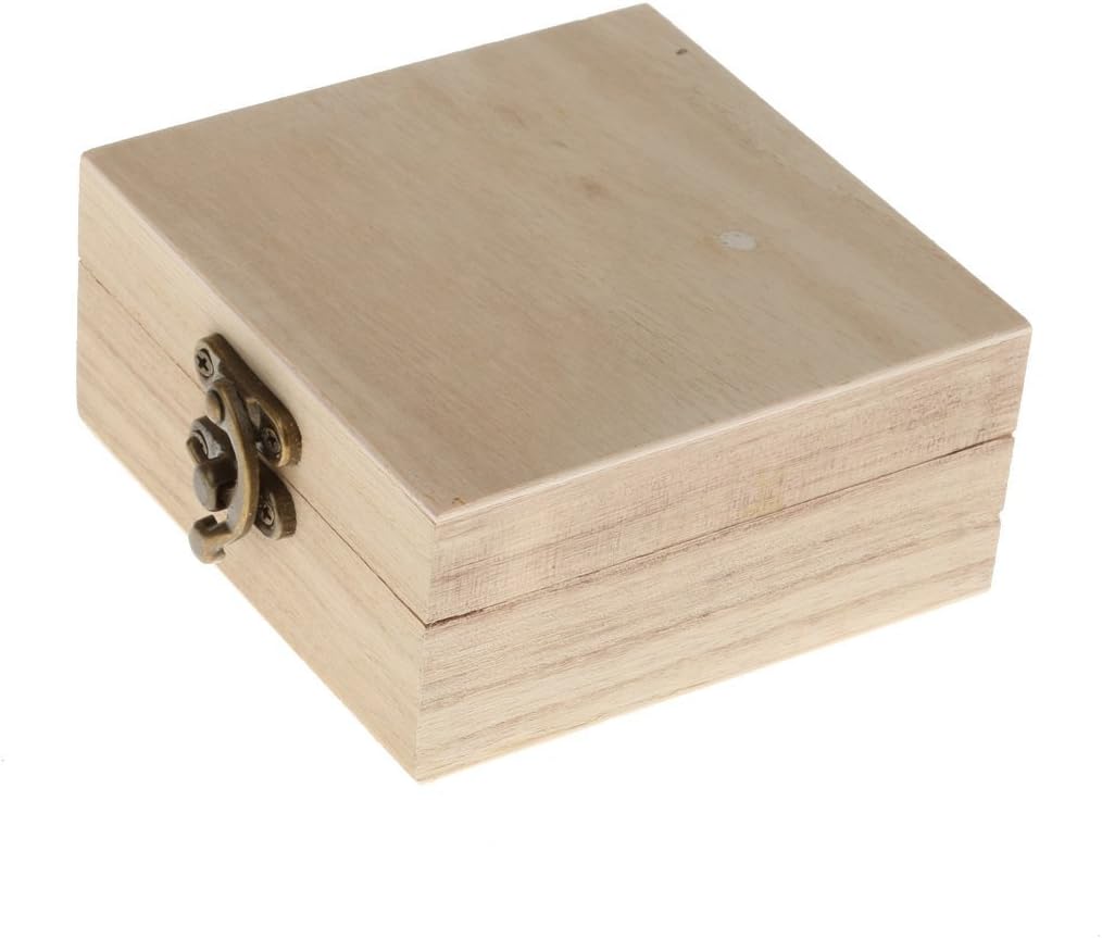 Cajita de madera sin barnizar: Amazon.es: Hogar