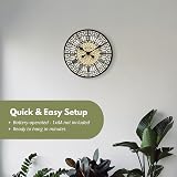 HomeZone Outdoor Wall Clock 30cm Big Ben Roman Numeral Waterproof Quartz view 6