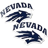 Desert Cactus University of Nevada Reno Sticker Nevada Wolf Pack Vinyl Decal Laptop Water Bottle Car Scrapbook Sheet (4 Inch Set V1)