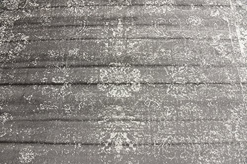 Unique Loom Sofia Collection Dark Gray 9 x 12 Area Rug (9' x 12')