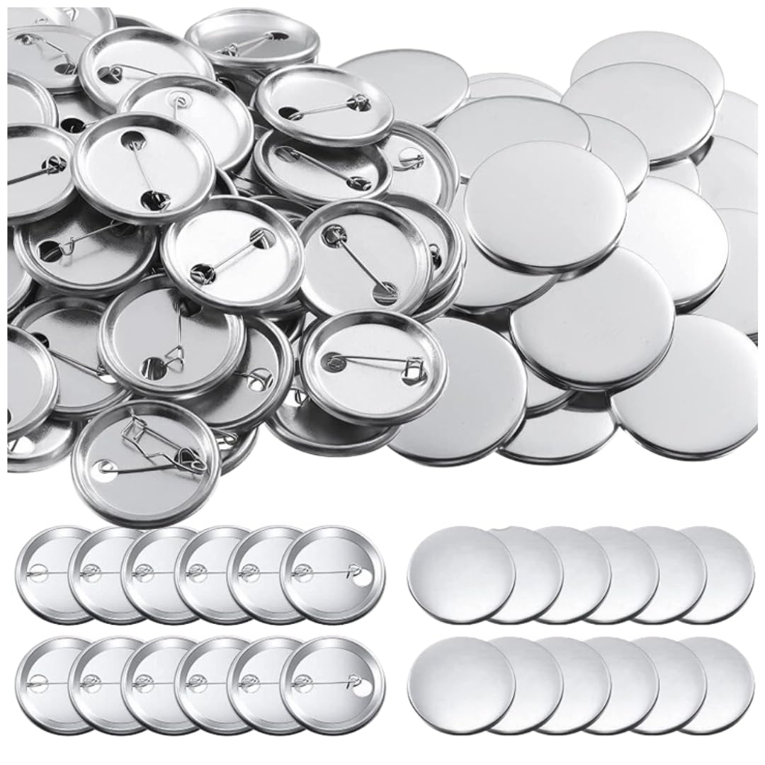 I'm so happy 缶バッジ パーツ 素材 安全ピン キット 缶バッジメーカー 100個 セット (32mm) の商品画像