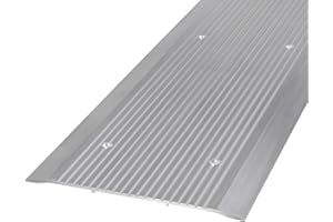 BARZEN Premium Aluminum Threshold Transition Strip - Exterior Door Threshold 48" Long by 8" Wide