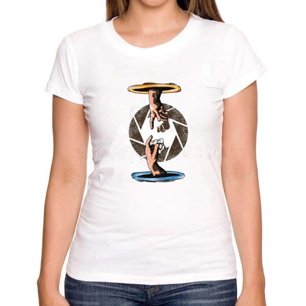 camisetas manga corta mujer baratas