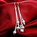 KOREA-JIAEN Fashion Earrings S925 Sterling Silver Plated Base Dangle Earring Jewelry (Tassels)