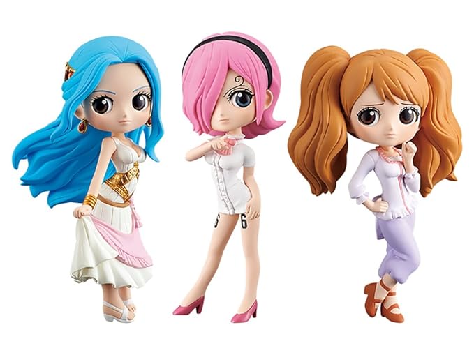 Banpresto One Piece Q Posket Petit Vol 2 3 Type Set Nami Koara Perhona Onepiece Japanese Anime One Piece