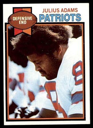 Amazon Com 1979 Topps 242 Julius Adams New England Patriots Football Card Ex Mt Patriots Texas Southern Collectibles Fine Art