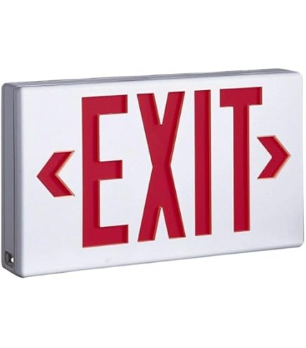 Sure-Lites LPX7 Lpx Universal Emergency Exit Light, 120/277 Vac