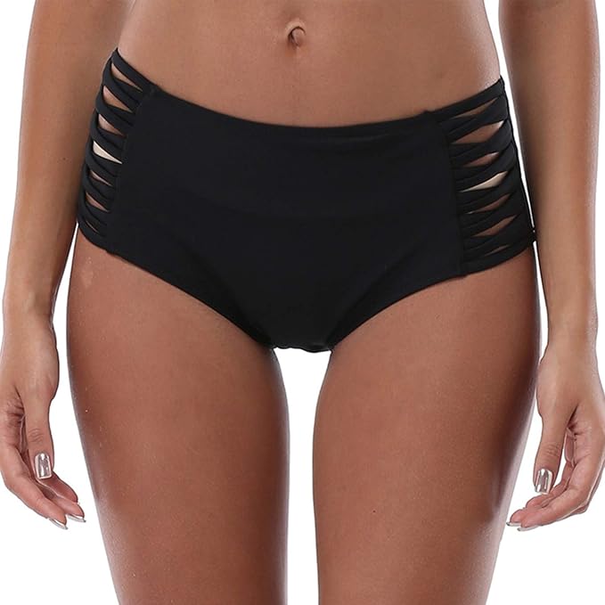 CharmLeaks Damen Badeshorts Bikinihose Schnüren Höschen High Waist Ocean Serie