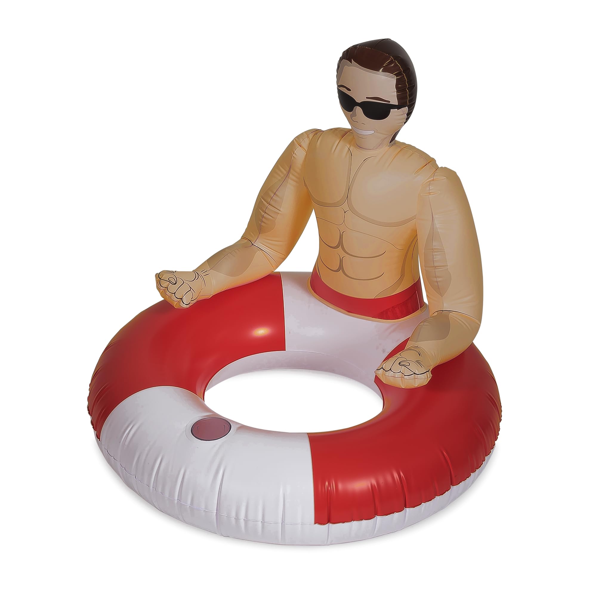 NPW Drinking Buddies Pool Hunk Ring - CHAD the Lifeguard - Original