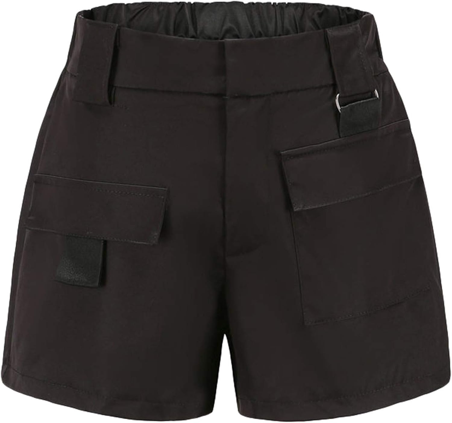 JIER Women's Casual Multi Pocket Cargo Shorts Ladies Bottoms with