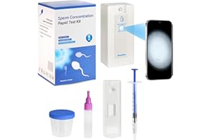 DOMPOOK Sperm Quality Test - Progressive Motile Sperm Cells Concentration Test, at-Home Male Fertility Screening Tool
