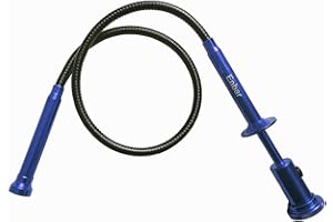 Enbar Claw Grabber reacher tool trash picker flexible pickup tool for Garbage Litter Pick Home Sink Drain and Metal small items and head with LED Lights、magnet，Length 24.4 inches,long reacher tool