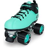 Riedell Dart Roller Skates for Men and Women | Colorful Ultra-Durable Speed Skate, Precision Fit and Matching Color Wheels, Roller Skates, ABEC-5 Bearings