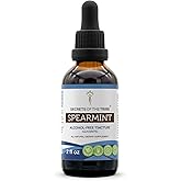Secrets of the Tribe Spearmint Alcohol-Free Liquid Extract, Spearmint (Mentha spicata) Dried Leaf Tincture Supplement (2 FL OZ)