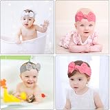 Aolso Baby Girl Nylon Headbands 3pcs Newborn Headbands & Bows view 7