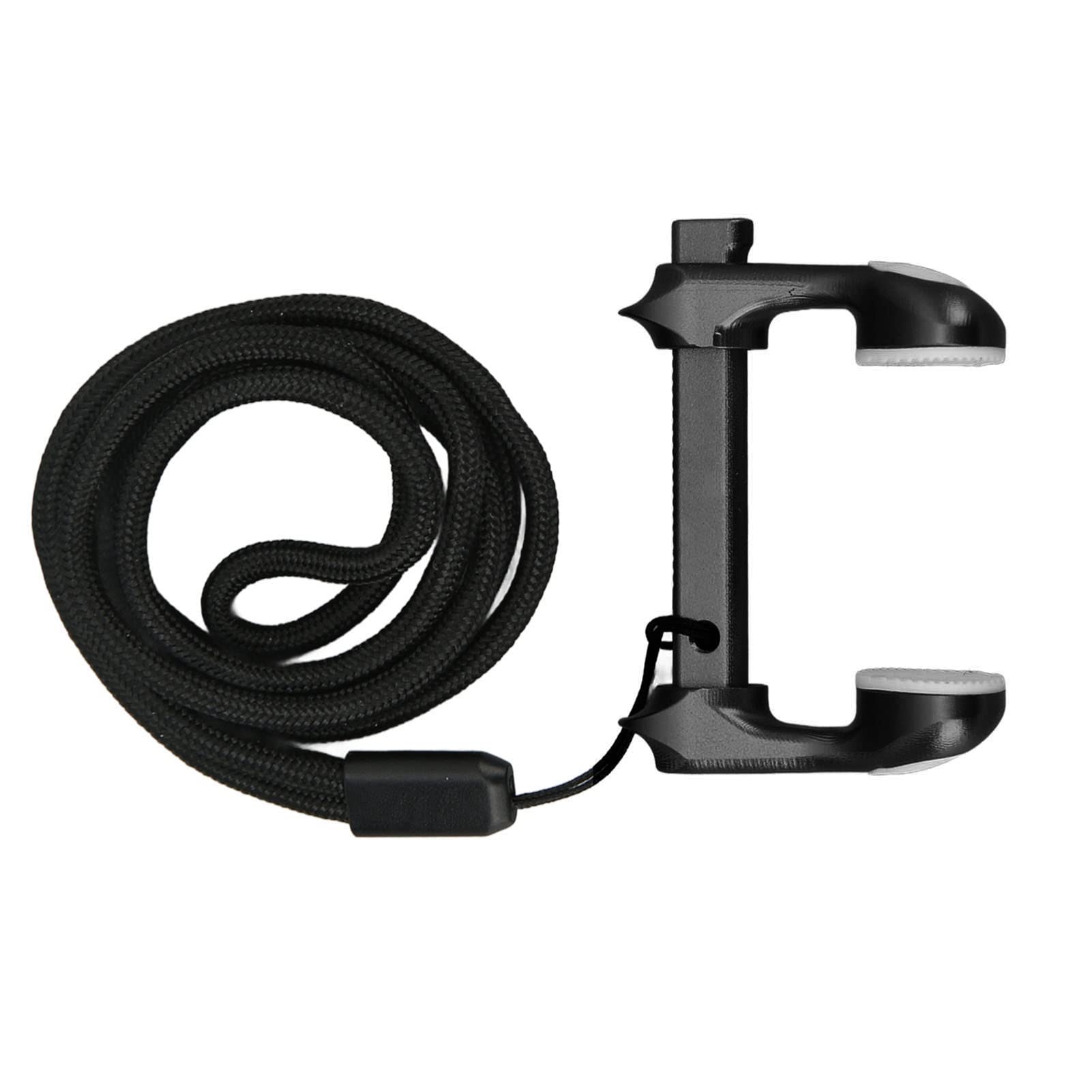 Mrisata Aluminum Alloy Diving Nose Clip Swimming Nose Clip Swimming Nose Plug Swimming Nose Clip Adult Diving Nose Clip Aluminum Alloy Professional Swimming Nose Plug with (Black)