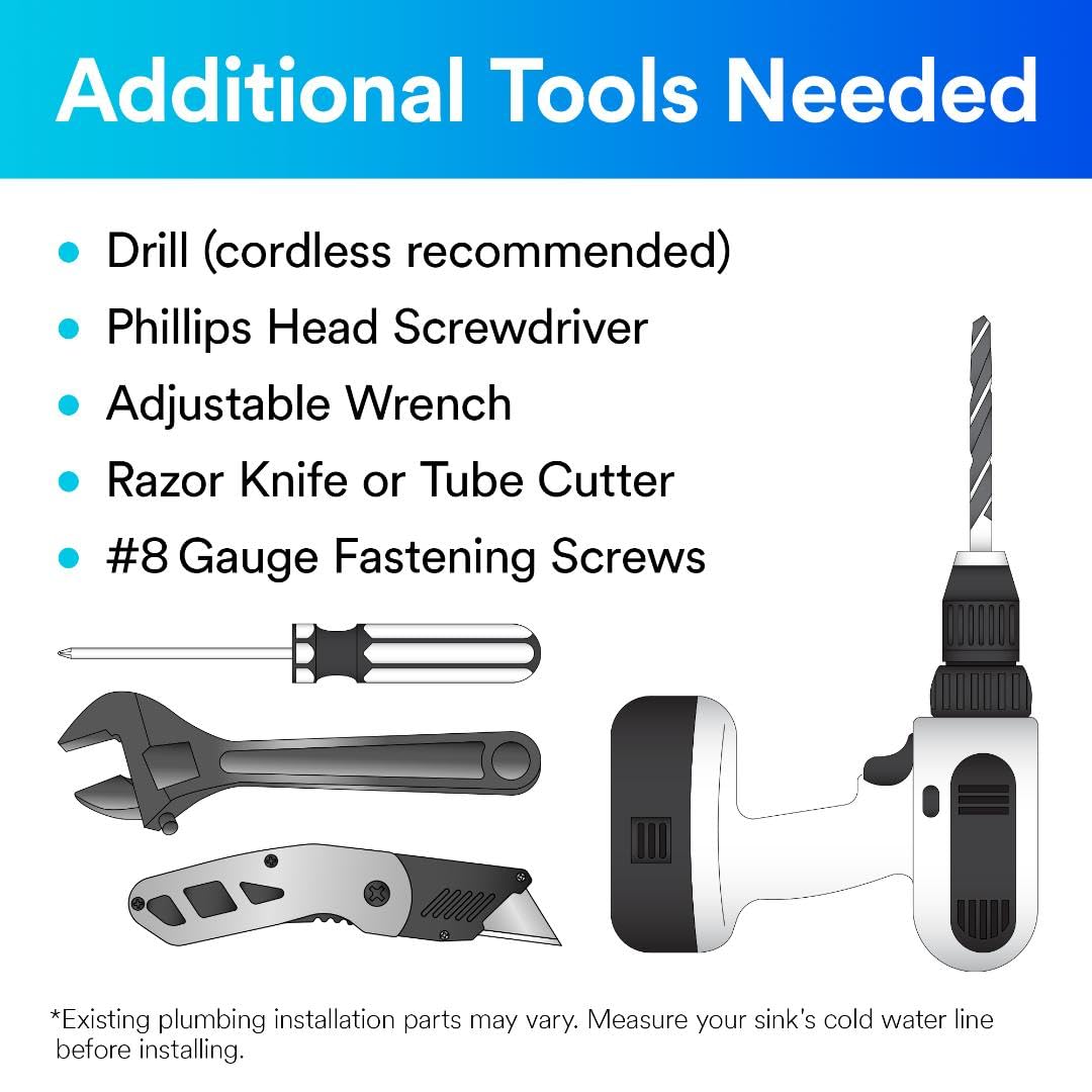 3M Aqua-Pure DWS1000 Under Sink Water Filter System, Removes Lead, Microplastics, Asbestos, Mercury, Particulates, Contaminants, VOC's