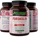 Natural Fat Burner â€“ Pure Forskolin Extract Diet Pills â€“ Best Weight Loss + Appetite Suppressant that Works â€“ Get Thin with 250 mg Capsules of Coleus Forskohlii Root â€“ Lose Weight Fast â€“ Bio Sense