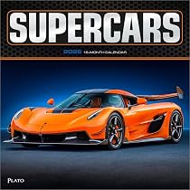 Supercars | 2026 12 x 24 Inch (Hanging) Monthly Square Wall