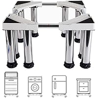 Trolley Washer and Dryer Stands, Multi-Functional Movable Adjustable Base Stand, Pedestal for Washing Machine Stainless…