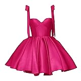 Bddhkw Homecoming Dress Satin Short Prom Dresses