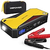 DBPOWER 800A Peak 18000mAh Portable Car Jump Starter (up to 7.2L Gas, 5.5L Diesel Engine) Battery Booster Phone Charger with 
