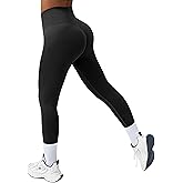 MOOSLOVER Seamless Butt Lifting Workout Leggings for Women High Waist Yoga Pants Compression Contour Tights
