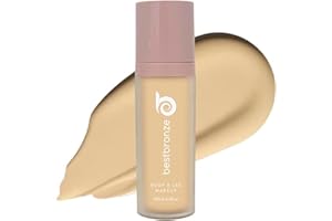B BESTBRONZE Best Bronze Bombshell Body & Leg Makeup - Waterproof Leg Makeup & Body Foundation - Body Makeup for Scars, Varicose Veins Cover Up & Leg Concealer (NC12 Fair Beige Neutral)