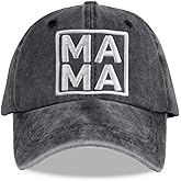 MANMESH HATT Mama Hat for Women, Vintage Washed Embroidered Mom Life Mommy Baseball Cap for Mom Grandma