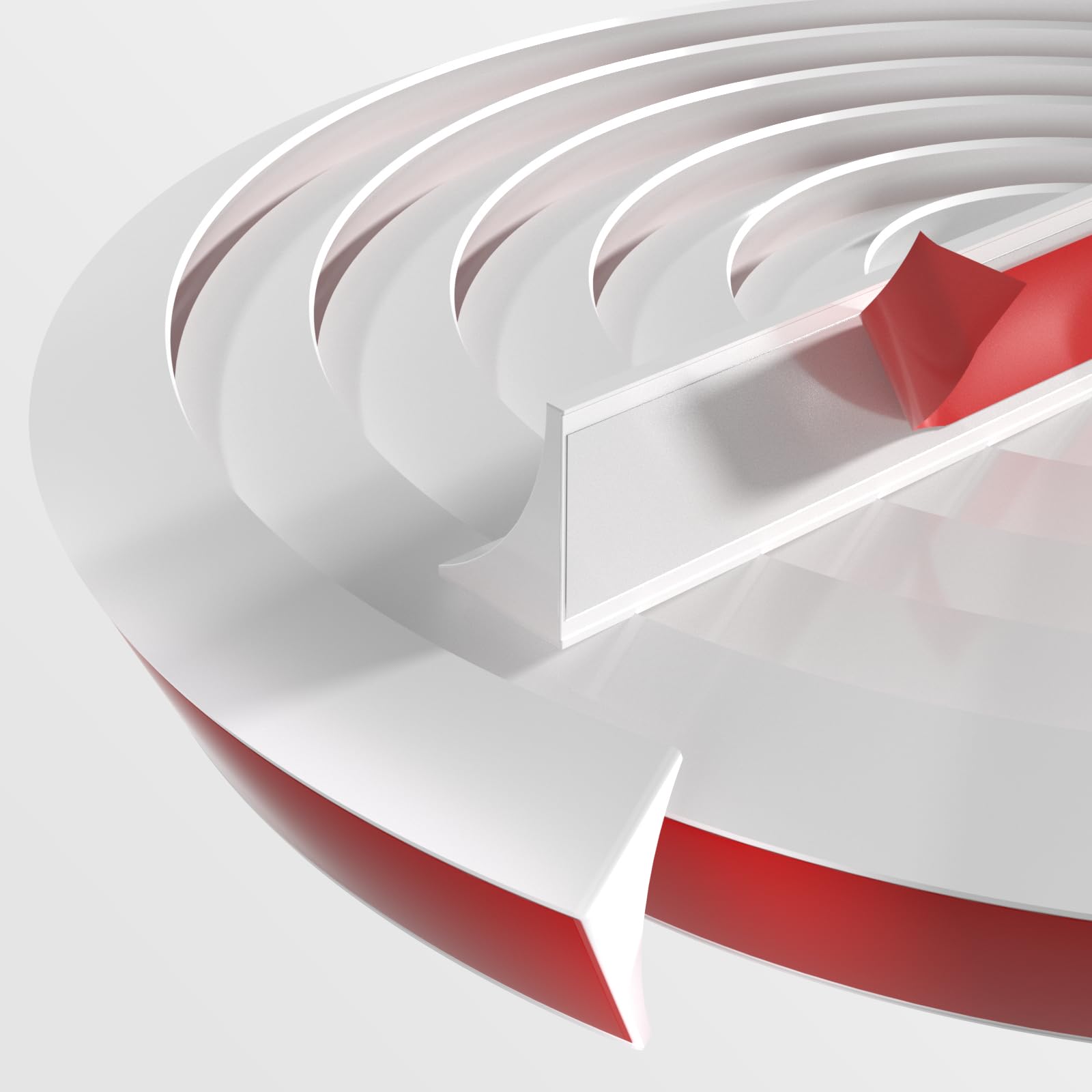 Photo 1 of 39 inch Water Barrier for Sink, Silicone Rubber Kitchen Water Splash Guard, Bendable Corner Dam Water Retaining Strip for Countertop,Shower, Bathroom,Frameless Shower Threshold Door Bottom Seal Strip