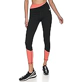 DKNY Womens Colorblock High Waisted Compression Leggings